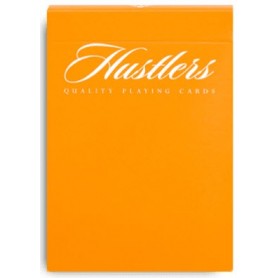 Hustler Orange playing cards