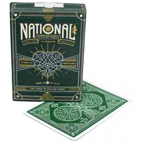 USPCC Green National playing cards