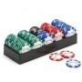 Bicycle Premium 8-Gram Clay Poker Chips with Tray 100ct.